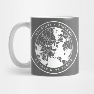 Helsinki Map Mug